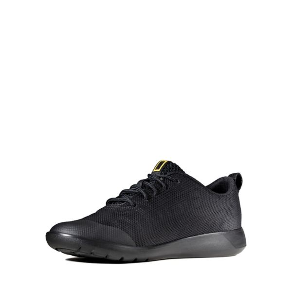 Clarks Girls Scape Geo Youth School Shoes Black | CA-813926